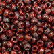 Miyuki rocailles Perlen 6/0 - Opaque picasso red 6-4513